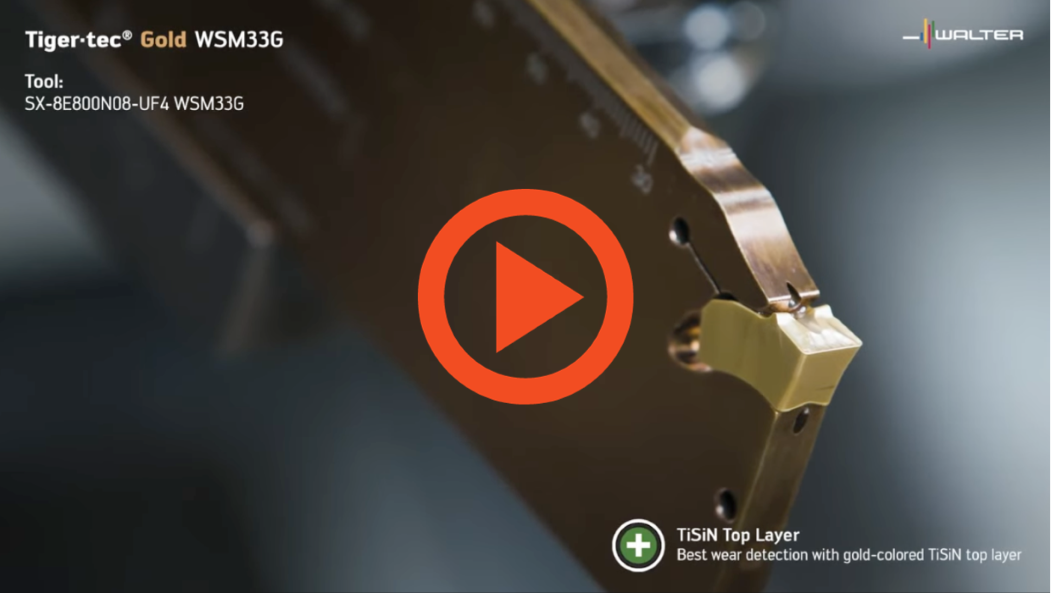 TIGER·TEC® Gold Grooving Grade: WSM33G